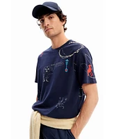 Desigual Men's Arrow illustration T-shirt