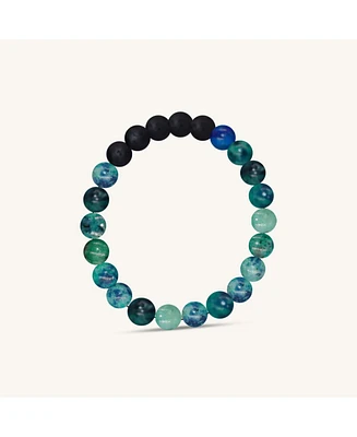 Bodela Lapis Chrysocolla Essential Oil Bracelet