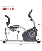 Sunny Health & Fitness Elite Interactive Series Exercise Recumbent Bike