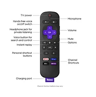 Roku 65" Class 4K Qled Plus Series Smart Tv - 65R6A5R