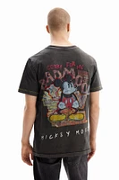 Desigual Men's T-shirt with Mickey Mouse drawing