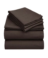 Superior Paisley or Solid Flannel Cotton Deep Pocket Sheet Set, Queen