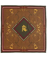 Lauren Ralph Lauren Belting Motif and Glenplaid Square Scarf