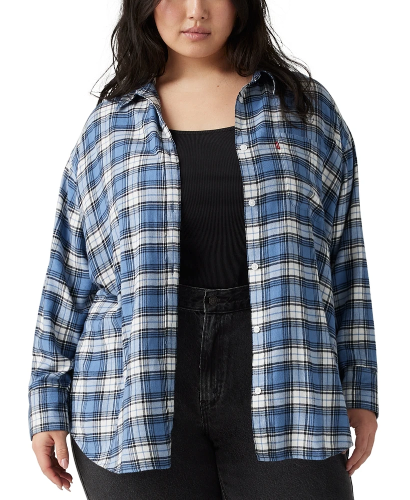 Levi's Plus Henri Long-Sleeve Flannel Shirt