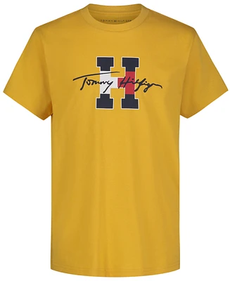 Tommy Hilfiger Little Boys Script H Short Sleeve Tee