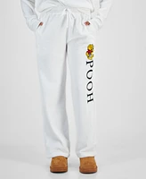 Disney Juniors' Winnie The Pooh Plush Fleece Graphic Sweatpants