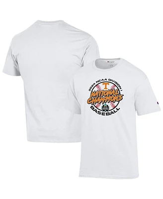 Champion Men's White Tennessee Volunteers 2024 Ncaa Men's Baseball College World Series Champions Locker Room T-Shirt