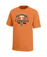 Champion Big Boys and Girls Tennessee Orange Tennessee Volunteers 2024 Ncaa Men's Baseball College World Series Champions Arch T-Shirt