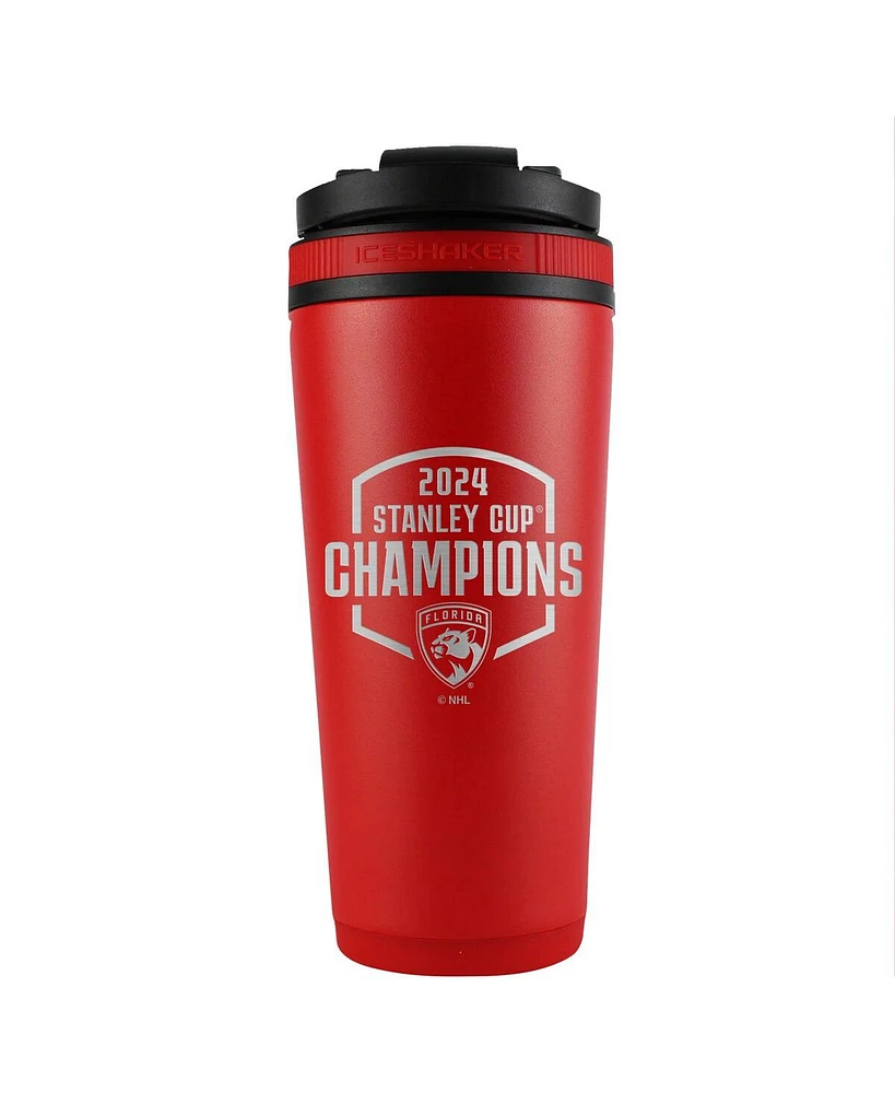 Wincraft Florida Panthers 2024 Stanley Cup Champions 26oz. Stainless Steel Ice Shaker Blender Bottle