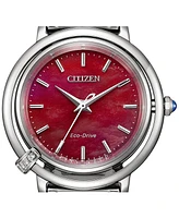 Citizen Eco-Drive Women's L Arcly Diamond Accent Stainless Steel Bracelet Watch 31mm