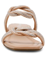 Anne Klein Women's Lisette Knot Embellished Dress Sandals