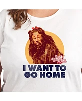 Hybrid Apparel Trendy Wizard of Oz Lion Plus Graphic T-shirt