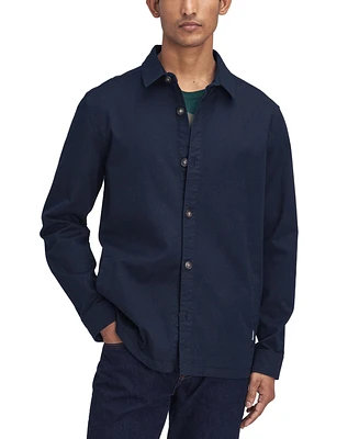 Barbour Men's Ruxton Tailored-Fit Stretch Twill Shirt Jacket