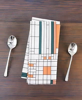 Kaf Home Frank Lloyd Wright Printed Napkins, Set of 4