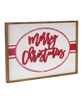 Slickblue Classic Wood Merry Christmas Sign