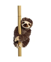 Aurora Medium Sloth Destination Nation Adventurous Plush Toy Brown 12"