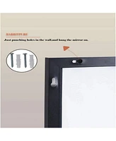 Homlux Rectangular Free Stand Mirror 18"x58" in Black