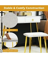 Sugift Vanity Table Set with Mirror