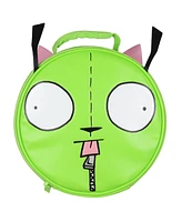 Nickelodeon Invader Zim Gir And Pig Character Head Shaped Insulated Lunch Box Bag Tote