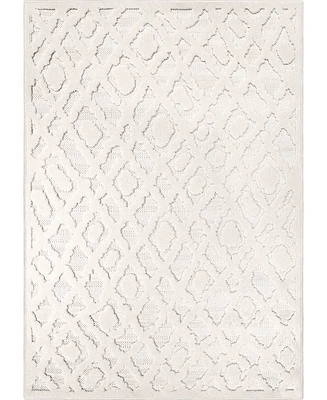 Orian Crochet Maxine Stri 9'x13' Area Rug