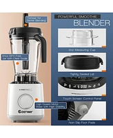 Sugift 1500W Countertop Smoothies Juicer and Blender with 10 Speed and 6 Pre-Setting Programs