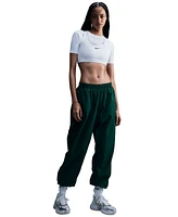 Nike Women's Sportswear Essential Mid-Rise Oversized Woven Jogger Pants