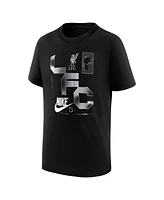 Nike Big Boys and Girls Black Liverpool Futura T-Shirt