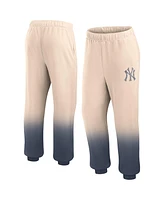 Fanatics Women's Tan/Navy New York Yankees Luxe Ombre Lounge Pants