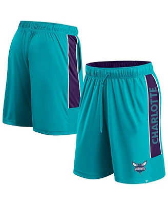 Fanatics Men's Teal Charlotte Hornets Game Winner Defender Shorts