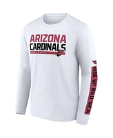 Fanatics Men's Cardinal/White Arizona Cardinals Two-Pack 2023 Schedule T-Shirt Combo Set