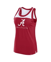 Fanatics Women's Crimson Alabama Crimson Tide Crosley Colorblock Tank Top