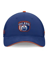 Fanatics Men's Royal Edmonton Oilers 2024 Nhl Draft on Stage Trucker Adjustable Hat