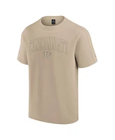 Fanatics Men's and Women's Khaki Cincinnati Bengals Elements Heavyweight Tri-Blend T-Shirt