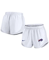 Nike Women's White Buffalo Bills Tempo Shorts