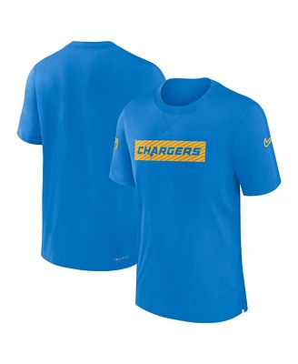 Nike Men's Powder Blue Los Angeles Chargers Sideline Player Performance T-Shirt