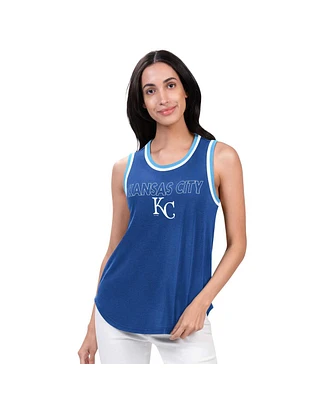 G-iii 4Her by Carl Banks Women's Royal Kansas City Royals Strategy Tank Top