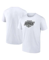 Fanatics Men's White Los Angeles Kings New Primary Logo T-Shirt