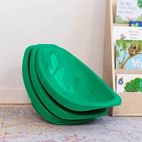ECR4Kids Leaf Floor Seat, Yellow, 6-Piece