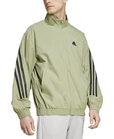 adidas Men's Icon Three-Stripe Woven Track Jacket