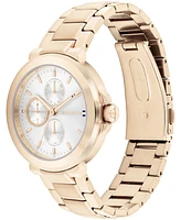 Tommy Hilfiger Women's Quartz Carnation Gold Ionic Plated Steel Watch 38mm