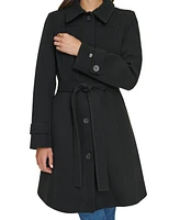 Tommy Hilfiger Women's Single-Breasted Belted Coat, Created for Macy's