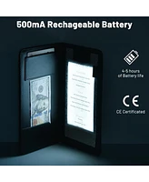 4 Pack Led Backlit Illuminated Menu Cover Presenter Magnetic Clamp Receipts Bill Holder