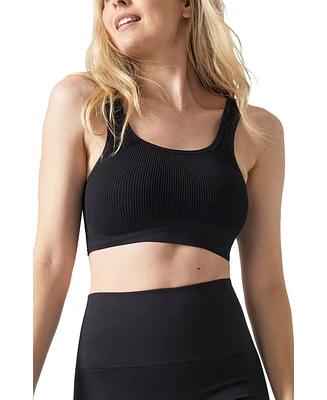 Blanqi Maternity Ribbed Seamless Bralette