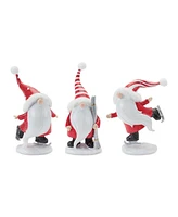 Slickblue Winter Sport Gnome Figurines (Set of 3)