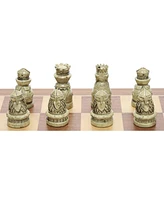 We Games Handpainted Polystone Medieval Themed Chess Pieces, 2.5 in. King