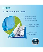 Intex 28201EH 10' x 30" Metal Frame Round Above Ground Swimming Pool with Pump