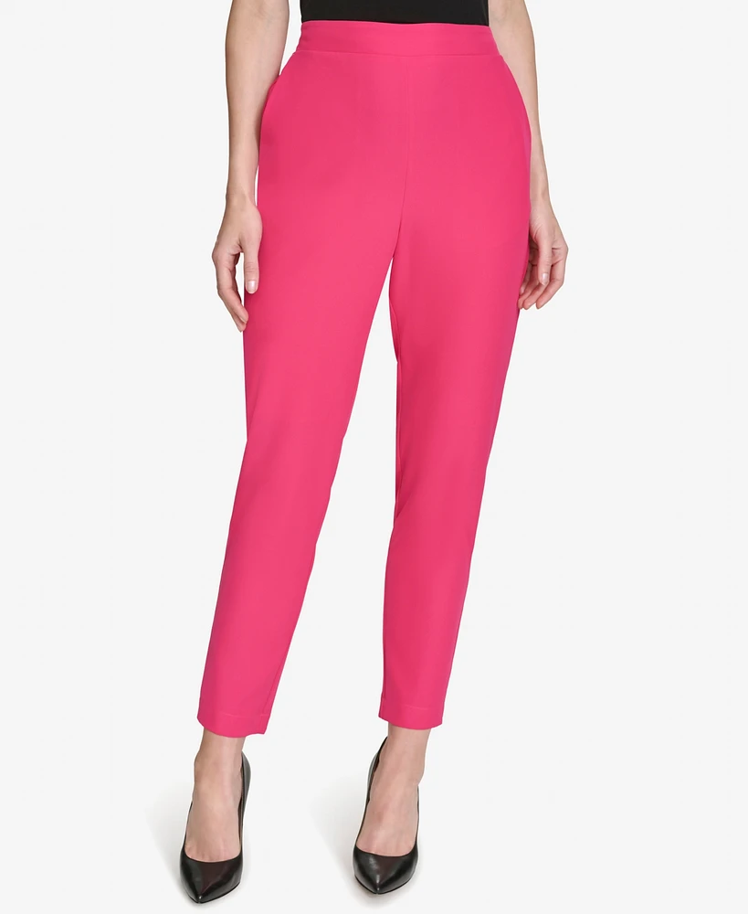 Halston Women's Mid-Rise Skinny-Leg Ankle Pants