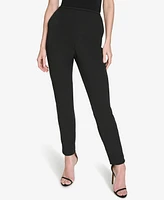 Halston Women's Mid-Rise Skinny-Leg Ankle Pants