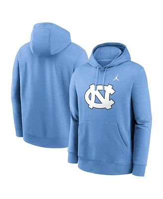 Jordan Men's Carolina Blue North Tar Heels Primetime Evergreen Club Fleece Pullover Hoodie