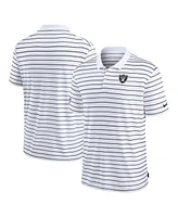 Nike Men's White Las Vegas Raiders Sideline Lock Up Victory Performance Polo